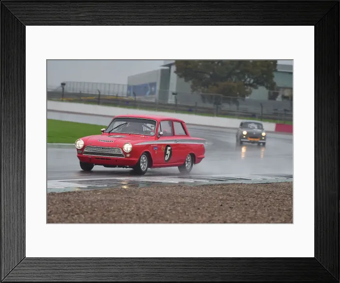 Framed Print : CJ12 3771 Pete Chambers, Lotus Ford Cortina Mk1 Framed Print : CJ12 3771 Pete Chambers, Lotus Ford Cortina Mk1