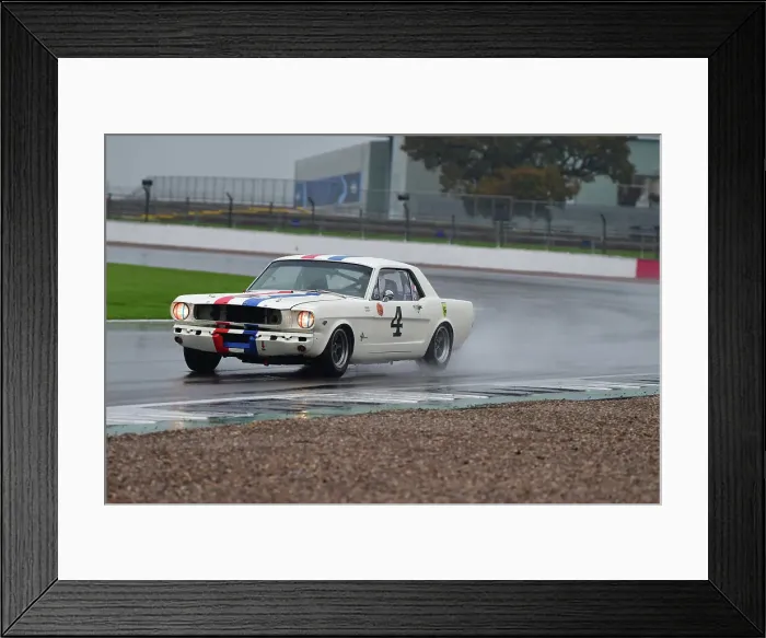 Framed Print : CJ12 3789 Dave Coyne, Mark Wright, Ford Mustang