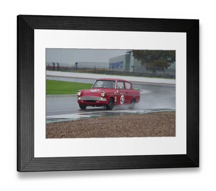 Framed Print : CJ12 3791 Eric Walker, Ford Anglia