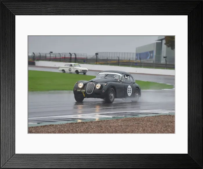 Framed Print : CJ12 3808 Marc Gordon, Jaguar XK150S FHC