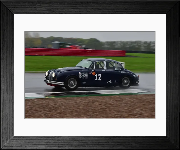Framed Print : CJ12 3865 Grant Williams, Peter Snowdon, Jaguar Mk2 Framed Print : CJ12 3865 Grant Williams, Peter Snowdon, Jaguar Mk2