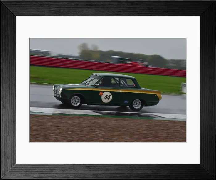 Framed Print : CJ12 3933 Paddy Shovlin, Ford Lotus Cortina Mk1 Framed Print : CJ12 3933 Paddy Shovlin, Ford Lotus Cortina Mk1