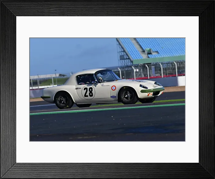 Framed Print : CJ12 3101 Richard Baxter, Scott Mansell, Lotus Elan 26R