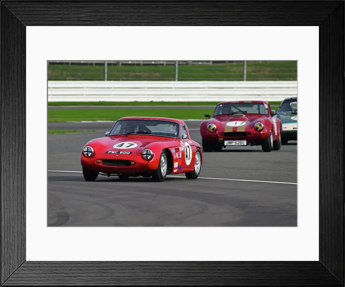 Framed Print : CJ12 3489 Malcolm Paul, Rick Bourne, Patrick Watts, TVR Grantura Mk3 Framed Print : CJ12 3489 Malcolm Paul, Rick Bourne, Patrick Watts, TVR Grantura Mk3