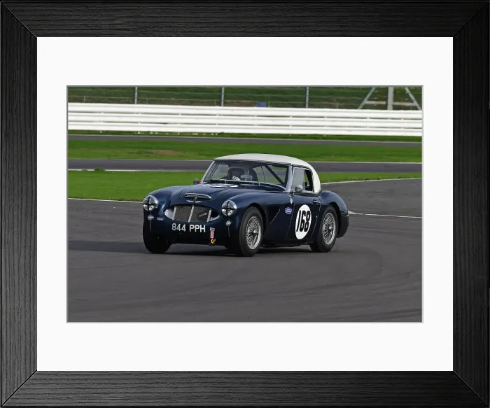 Framed Print : CJ12 3521 Michael Russell, Gordon Russell, Austin Healey 3000 Framed Print : CJ12 3521 Michael Russell, Gordon Russell, Austin Healey 3000