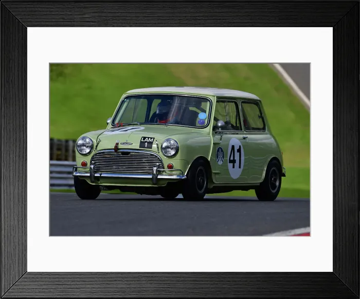 Framed Print : CJ13 4623 Ed Keen, Austin Mini Cooper S Framed Print : CJ13 4623 Ed Keen, Austin Mini Cooper S