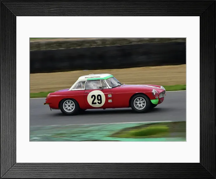 Framed Print : CM35 2780 Max Cawthorn, MG B Roadster Framed Print : CM35 2780 Max Cawthorn, MG B Roadster