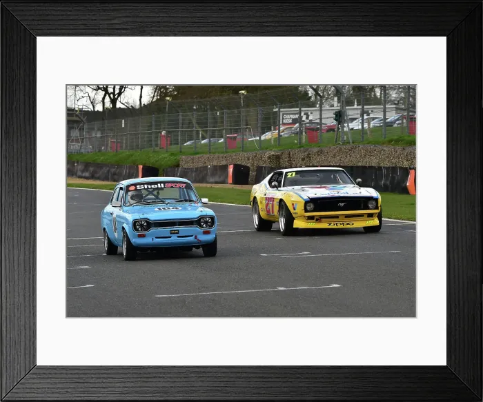 Framed Print : CM35 2798 Mark Lucock, Ford Escort Mk1 RS2000, Martin Reynolds, Ford Mustang Mach 1 Framed Print : CM35 2798 Mark Lucock, Ford Escort Mk1 RS2000, Martin Reynolds, Ford Mustang Mach 1