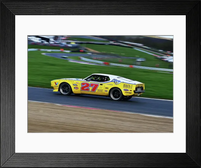 Framed Print : CM35 2985 Martin Reynolds, Ford Mustang Mach 1 Framed Print : CM35 2985 Martin Reynolds, Ford Mustang Mach 1