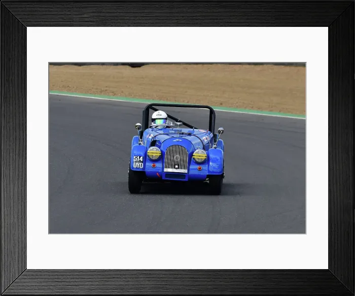 Framed Print : CJ13 4505 Tony Kilby, Morgan Plus 4 Framed Print : CJ13 4505 Tony Kilby, Morgan Plus 4