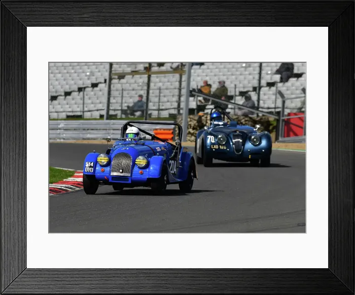 Framed Print : CJ13 4507 Tony Kilby, Morgan Plus 4 Framed Print : CJ13 4507 Tony Kilby, Morgan Plus 4
