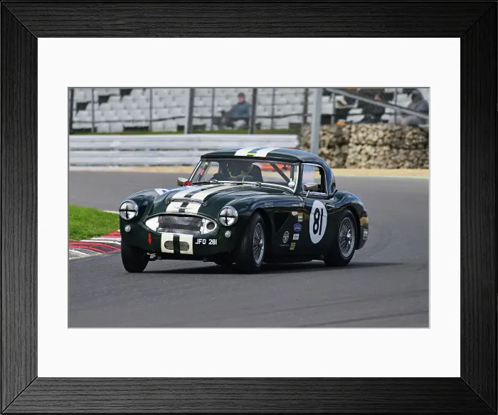 Framed Print : CJ13 4509 Joseph Willmott, Austin Healey 3000