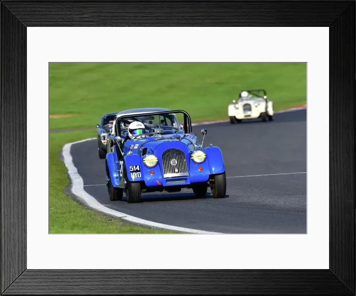 Framed Print : CJ13 4789 Tony Kilby, Morgan Plus 4 Framed Print : CJ13 4789 Tony Kilby, Morgan Plus 4