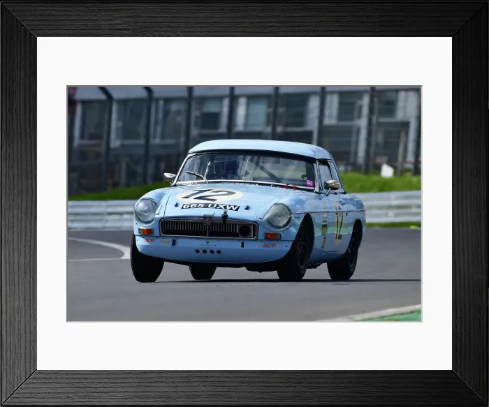 Framed Print : CJ13 4566 Russell Holley, MG B Roadster