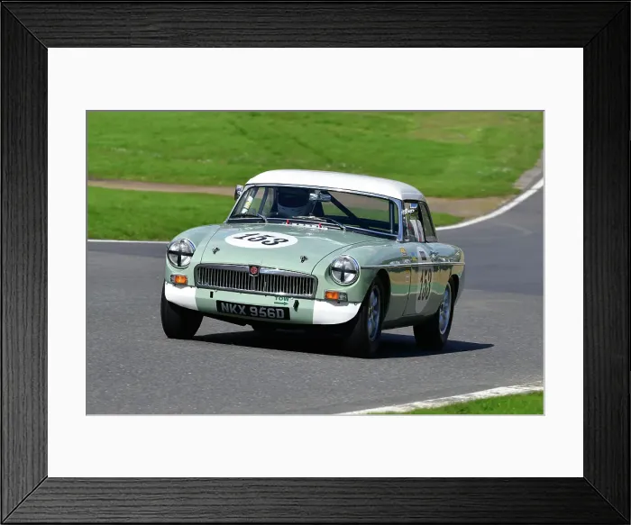 Framed Print : CJ13 4579 Steve Spink, MG B Roadster