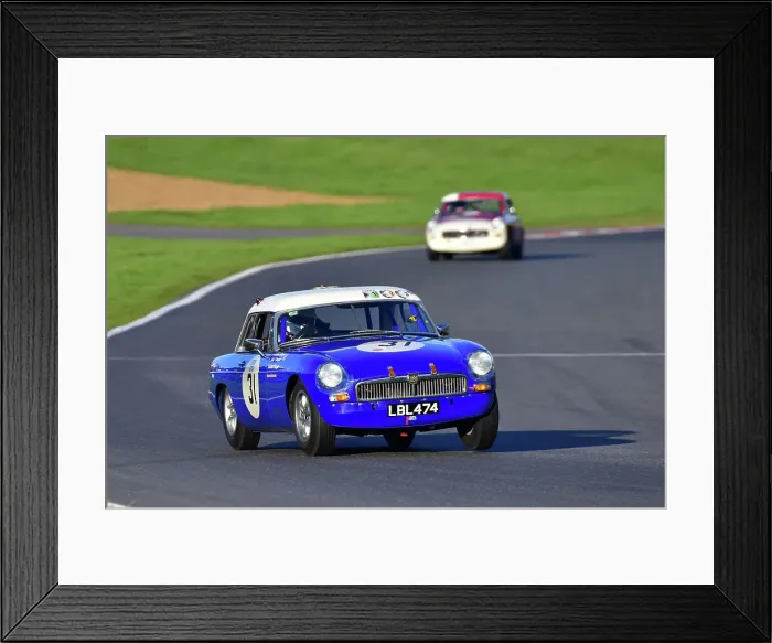Framed Print : CJ13 4882 Alastair Sutton, MG B Roadster