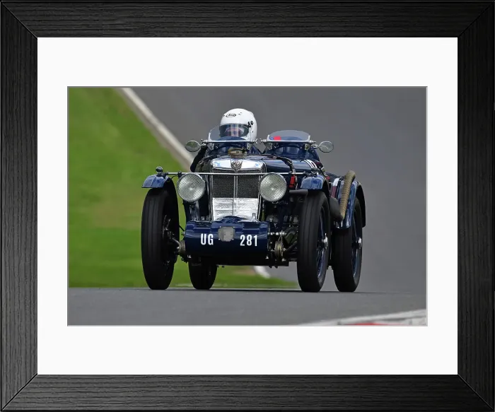 Framed Print : CJ13 4456 Chris Edmondson, MG D Type Framed Print : CJ13 4456 Chris Edmondson, MG D Type
