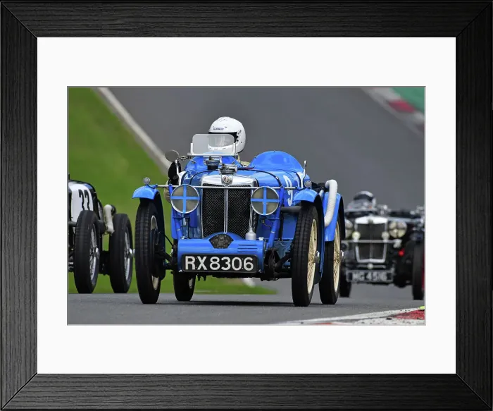 Framed Print : CJ13 4465 Chris Cadman, MG Montlhery Framed Print : CJ13 4465 Chris Cadman, MG Montlhery