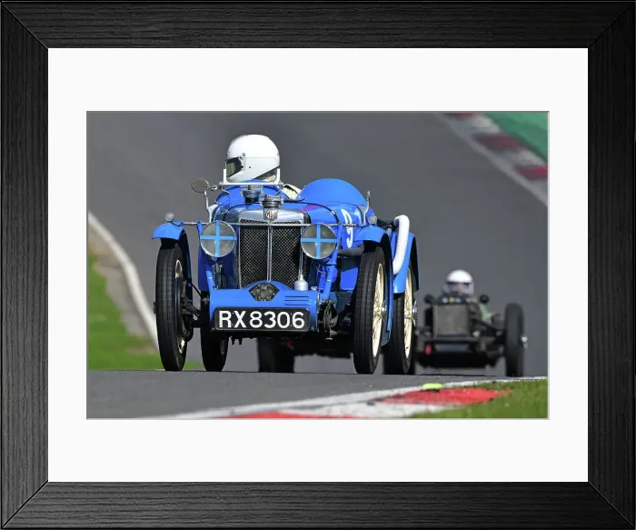 Framed Print : CJ13 4475 Chris Cadman, MG Montlhery Framed Print : CJ13 4475 Chris Cadman, MG Montlhery