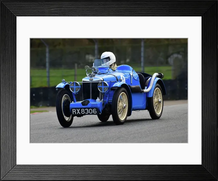 Framed Print : CJ13 4655 Chris Cadman, MG Montlhery Framed Print : CJ13 4655 Chris Cadman, MG Montlhery