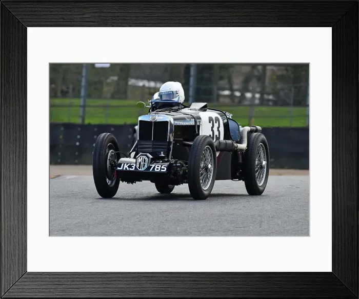 Framed Print : CJ13 4670 Stephen Rees, MG P type Framed Print : CJ13 4670 Stephen Rees, MG P type