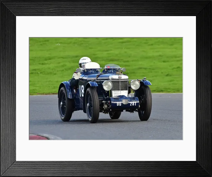 Framed Print : CJ13 4672 Chris Edmondson, MG D Type Framed Print : CJ13 4672 Chris Edmondson, MG D Type