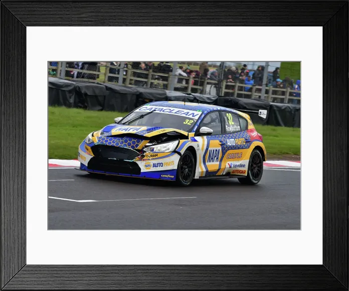 Framed Print : CJ13 8425 Daniel Rowbottom, Ford Focus ST, NAPA Framed Print : CJ13 8425 Daniel Rowbottom, Ford Focus ST, NAPA