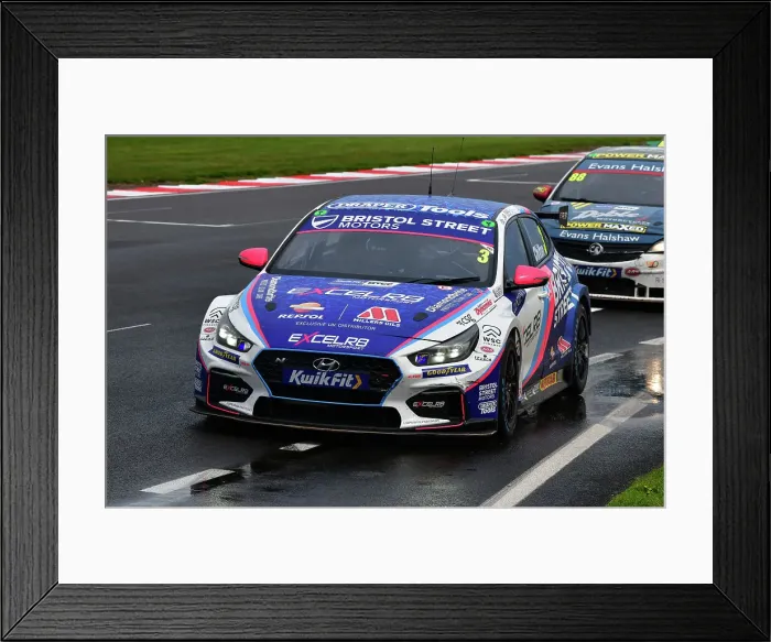 Framed Print : CJ13 8452 Tom Chilton, Hyundai i30N, Team Bristol Street Motors Framed Print : CJ13 8452 Tom Chilton, Hyundai i30N, Team Bristol Street Motors
