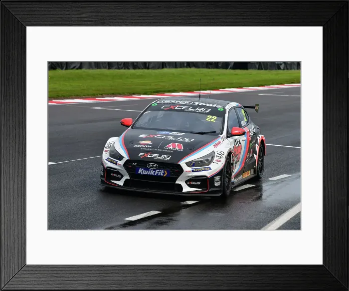 Framed Print : CJ13 8456 Nick Halstead, Hyundai i30N, Team Bristol Street Motors Framed Print : CJ13 8456 Nick Halstead, Hyundai i30N, Team Bristol Street Motors