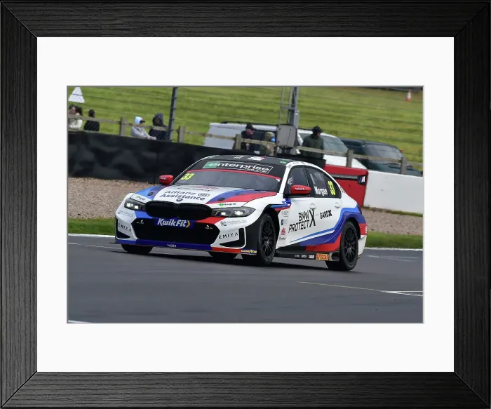 Framed Print : CM35 4833 Adam Morgan, BMW 330e M Sport, Team BMW Framed Print : CM35 4833 Adam Morgan, BMW 330e M Sport, Team BMW