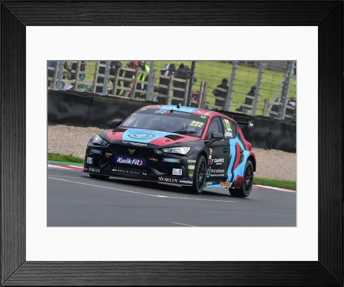 Framed Print : CM35 4835 Chris Smiley, Cupra Leon, Restart Racing Framed Print : CM35 4835 Chris Smiley, Cupra Leon, Restart Racing