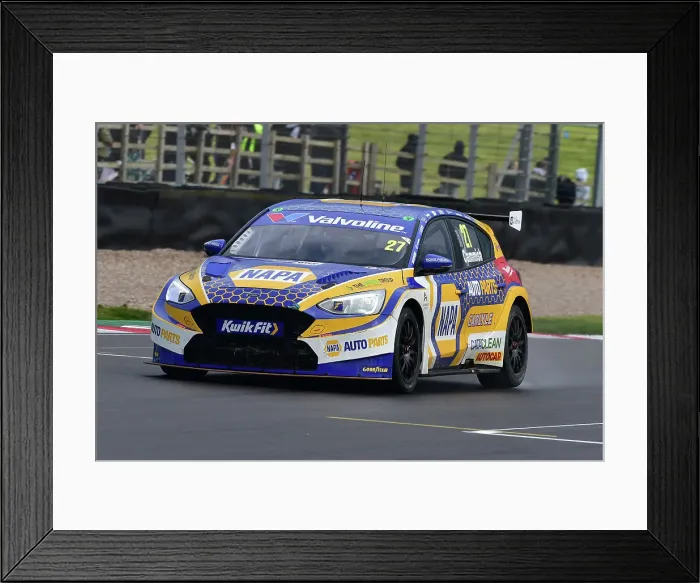 Framed Print : CM35 4837 Dan Cammish, Ford Focus ST, NAPA Racing UK Framed Print : CM35 4837 Dan Cammish, Ford Focus ST, NAPA Racing UK