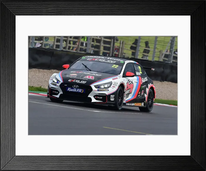 Framed Print : CM35 4840 Nick Halstead, Hyundai i30N, Team Bristol Street Motors Framed Print : CM35 4840 Nick Halstead, Hyundai i30N, Team Bristol Street Motors