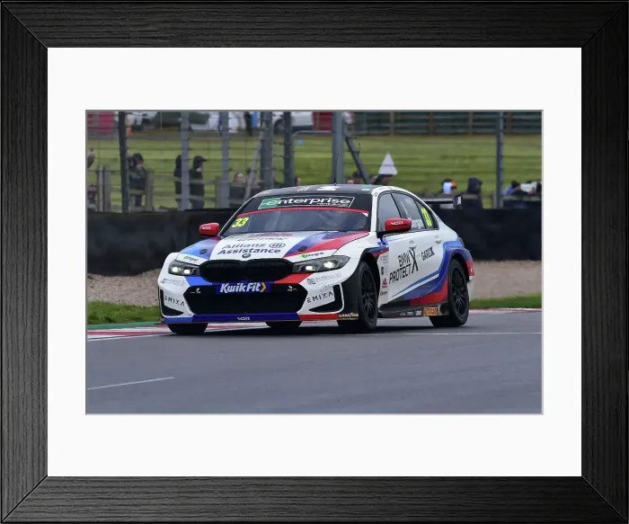 Framed Print : CM35 4850 Adam Morgan, BMW 330e M Sport, Team BMW Framed Print : CM35 4850 Adam Morgan, BMW 330e M Sport, Team BMW