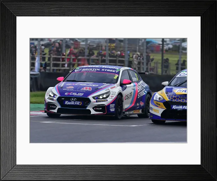 Framed Print : CM35 4857 Tom Chilton, Hyundai i30N, Team Bristol Street Motors Framed Print : CM35 4857 Tom Chilton, Hyundai i30N, Team Bristol Street Motors