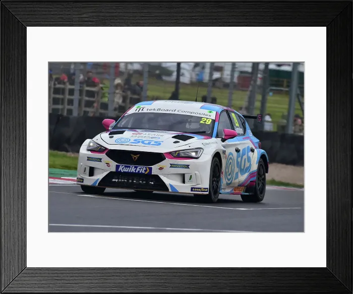 Framed Print : CM35 4875 Scott Sumpton, Cupra Leon, Restart Racing Framed Print : CM35 4875 Scott Sumpton, Cupra Leon, Restart Racing