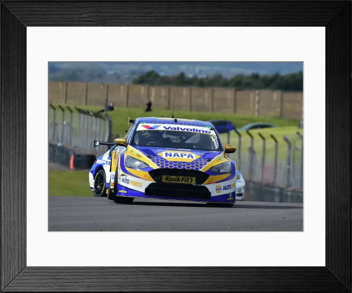 Framed Print : CM35 5147 Ashley Sutton, Ford Focus ST, NAPA Racing UK Framed Print : CM35 5147 Ashley Sutton, Ford Focus ST, NAPA Racing UK