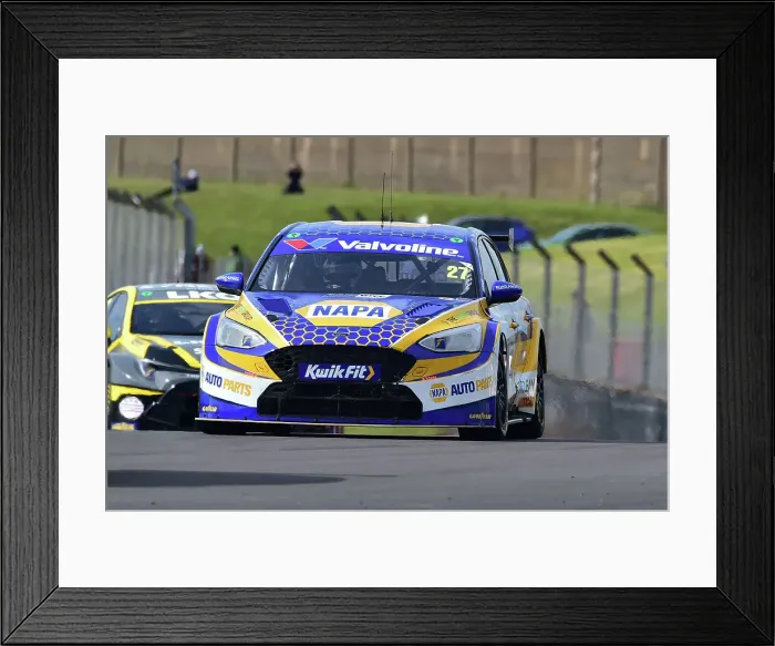 Framed Print : CM35 5153 Dan Cammish, Ford Focus ST, NAPA Racing UK Framed Print : CM35 5153 Dan Cammish, Ford Focus ST, NAPA Racing UK