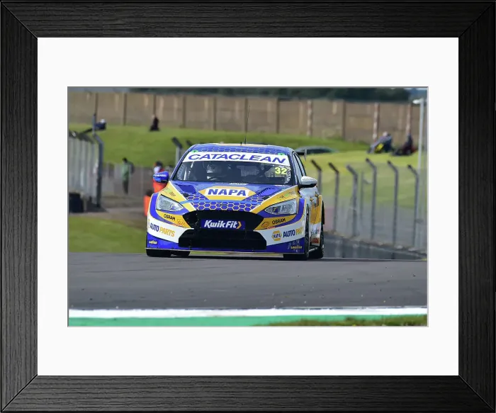 Framed Print : CM35 5164 Daniel Rowbottom, Ford Focus ST, NAPA Racing UK Framed Print : CM35 5164 Daniel Rowbottom, Ford Focus ST, NAPA Racing UK