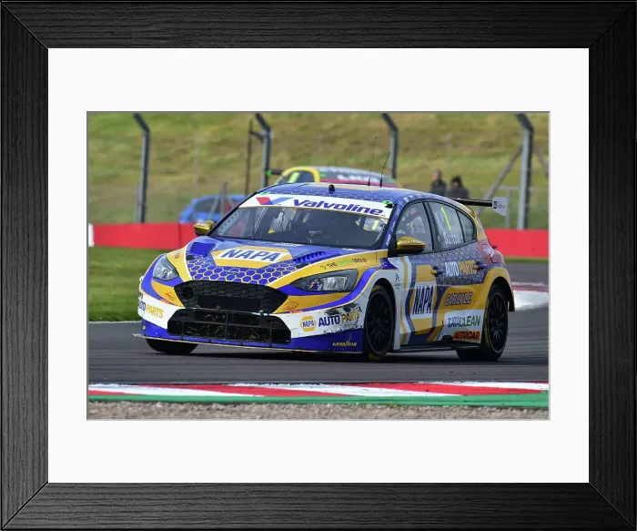 Framed Print : CM35 5241 Ashley Sutton, Ford Focus ST, NAPA Racing UK