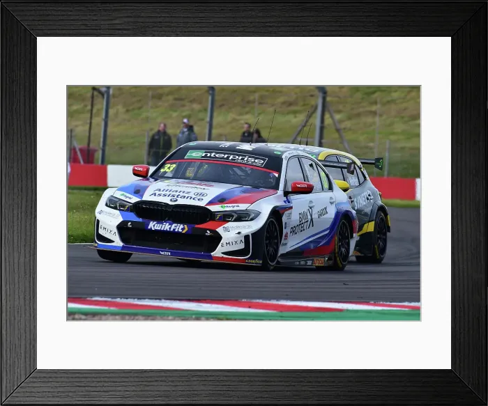 Framed Print : CM35 5254 Adam Morgan, BMW 330e M Sport, Team BMW Framed Print : CM35 5254 Adam Morgan, BMW 330e M Sport, Team BMW