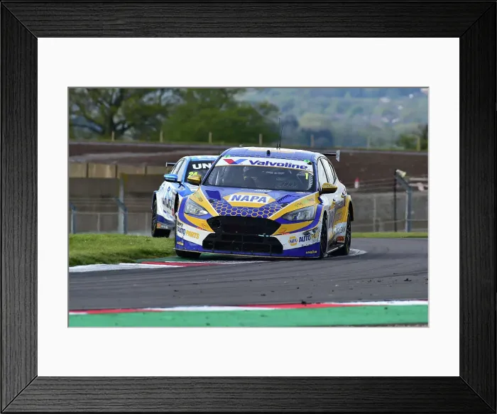 Framed Print : CM35 5258 Ashley Sutton, Ford Focus ST, NAPA Racing UK Framed Print : CM35 5258 Ashley Sutton, Ford Focus ST, NAPA Racing UK