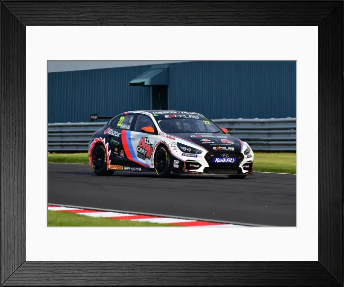 Framed Print : CJ13 8859 Nick Halstead, Hyundai i30N, Team Bristol Street Motors Framed Print : CJ13 8859 Nick Halstead, Hyundai i30N, Team Bristol Street Motors