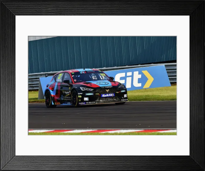 Framed Print : CJ13 8886 Chris Smiley, Cupra Leon, Restart Racing Framed Print : CJ13 8886 Chris Smiley, Cupra Leon, Restart Racing