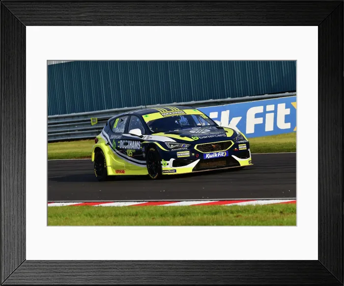 Framed Print : CJ13 8887 Daryl Deleon, Cupra Leon, Duckhams Racing with Bartercard Framed Print : CJ13 8887 Daryl Deleon, Cupra Leon, Duckhams Racing with Bartercard