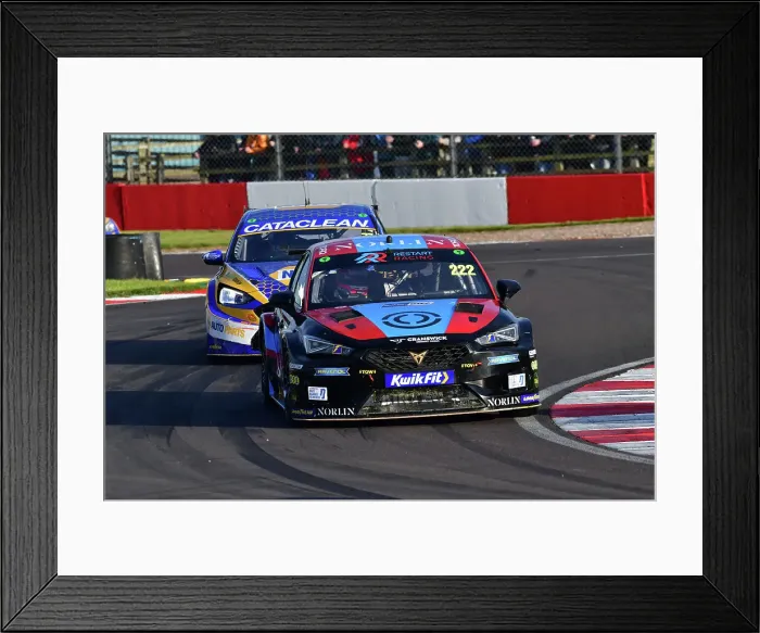Framed Print : CJ13 8944 Chris Smiley, Cupra Leon, Restart Racing Framed Print : CJ13 8944 Chris Smiley, Cupra Leon, Restart Racing
