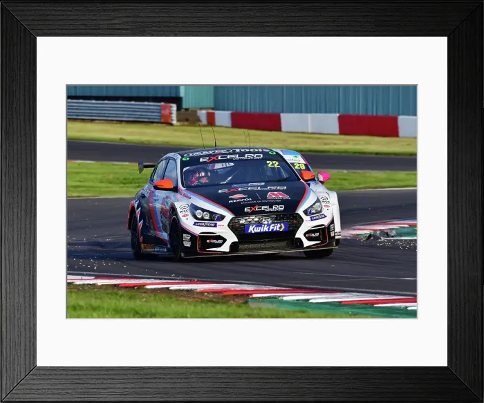 Framed Print : CJ13 9119 Nick Halstead, Hyundai i30N, Team Bristol Street Motors Framed Print : CJ13 9119 Nick Halstead, Hyundai i30N, Team Bristol Street Motors