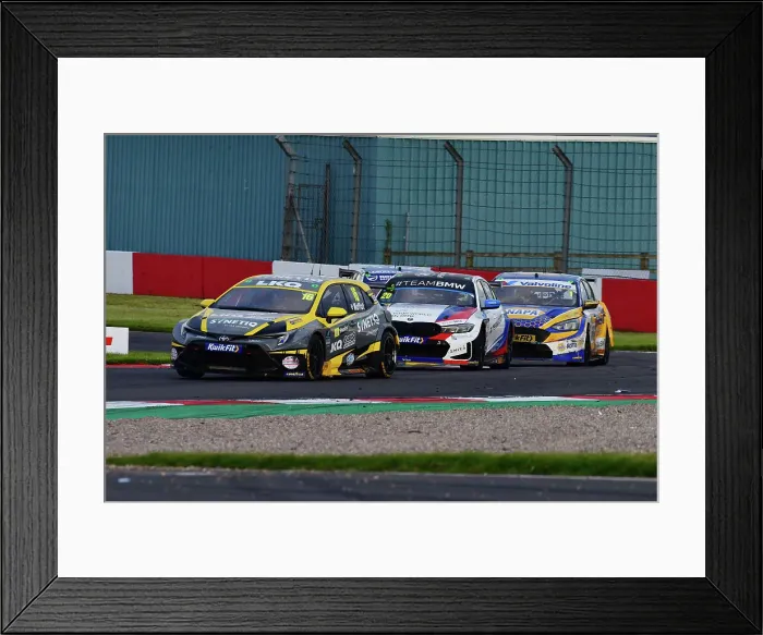 Framed Print : CJ13 9178 Aiden Moffat, Toyota Corolla GR Sport, LKQ Euro Car Parts with SYNETIQ