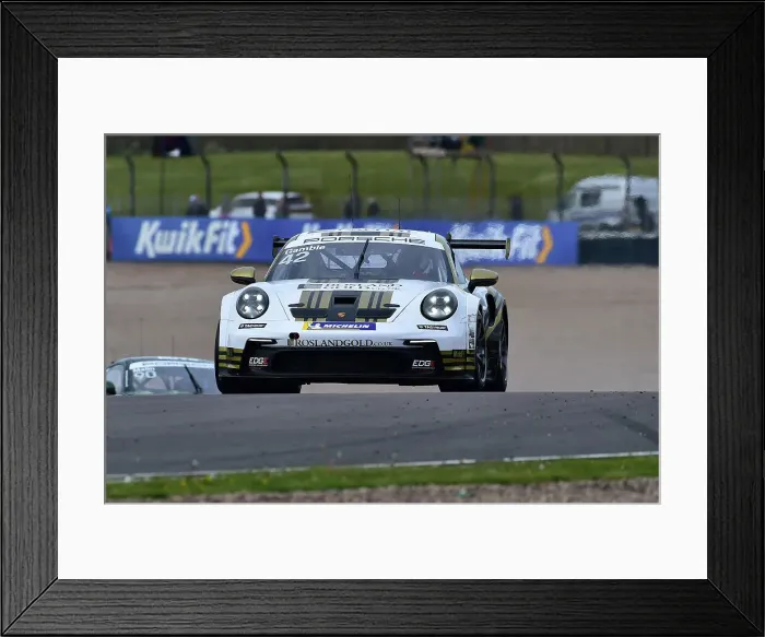 Framed Print : CM35 4939 George Gamble, Porsche 911 GT3 Cup, Rosland Gold by Century Motorsport Framed Print : CM35 4939 George Gamble, Porsche 911 GT3 Cup, Rosland Gold by Century Motorsport