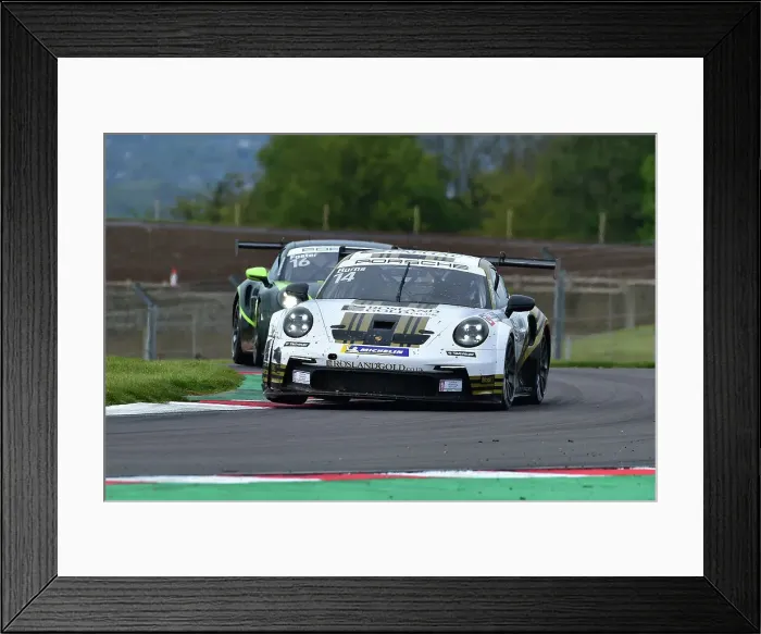 Framed Print : CM35 5064 William Burns, Porsche 911 GT3 Cup, Rosland Gold by Century Motorsport Framed Print : CM35 5064 William Burns, Porsche 911 GT3 Cup, Rosland Gold by Century Motorsport